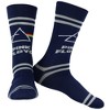Pink Floyd Socks Men's Icon And Logo Rock Band Casual Crew 5 Pair Crew Sock Fits Shoe Size 10-13 Multicolored - 2 of 4