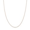 Black Bow Jewelry 1mm, 14k Rose Gold, Solid Cable Chain Necklace - 3 of 4