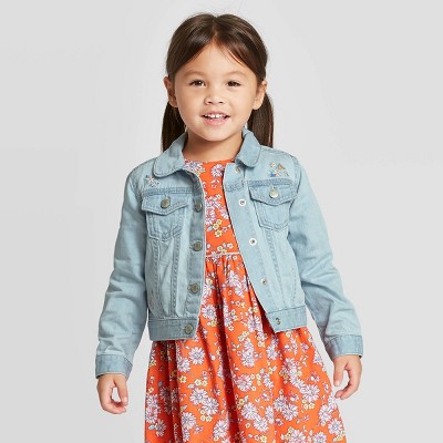 little girl jean jacket outfit