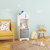 Kids Bookcase With Storage, Bookcase with Bins, Toys & Books Display Organizer for Nursery, Playroom Furniture - 4 of 4