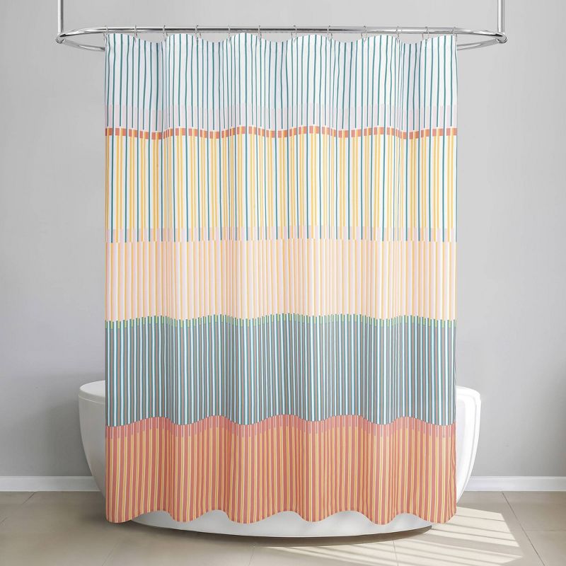 Market Stripe Shower Curtain - Allure Home Creations, 4 of 11