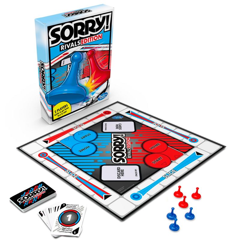 Sorry! Rivals Edition Board Game; 2 Player Game, 1 of 3