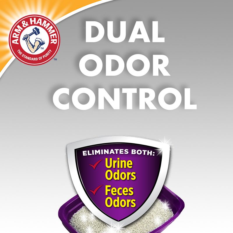 Arm & Hammer Double Duty Advanced Odor Control Clumping Cat Litter , 4 of 14