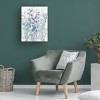 Canvas Wall Art - Cora Niele 'Airy Blue Flowers And Eucalyptus' Wall Art for Living Room, Bedroom, or Office Décor by Trademark Fine Art - 18 x 24 - 4 of 4