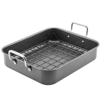 Vesteel 12.5 inch Baking Pan with Rack Set (2 Pans & 2 Racks