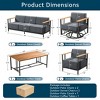 Gymojoy Outdoor Sofa Funiture with Thick Cushion for Garden Yard - 2 of 4