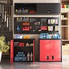 Garage Wall Mounted Storage Cabinet with Two Doors and One Shelf, Lockable Metal Wall Cabinet, Hanging Tool Cabinet for Garage Utility Room - 4 of 4