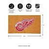 EvergreenNHLDetroit Red Wings Logo Natural Coir 28 x 16 Inches Indoor Outdoor Doormat - 3 of 4