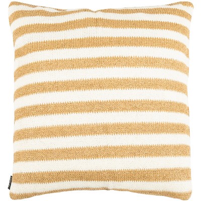 Glenna Pillow - White/Yellow - 20" x 20" - Safavieh