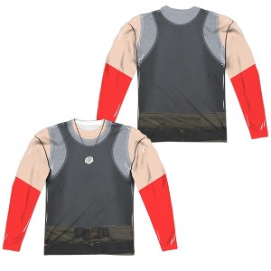 Men's Bsg (New) Tank Top (Frontback Print) Long Sleeve Costume T-Shirt - 1 of 4