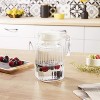 Luminarc 16.75 Ounce Quadro Pitcher with White Lid - 2 of 4
