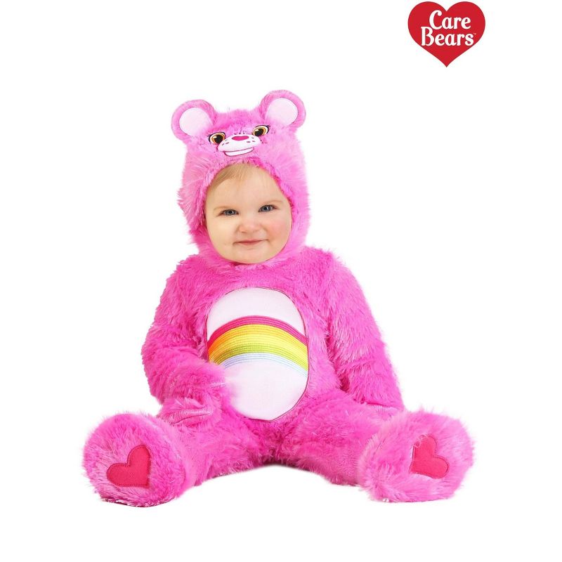 HalloweenCostumes.com Infant Care Bears Cheer Bear Costume., 2 of 4