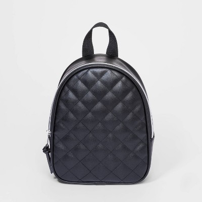 Kids' Quilted Mini Backpack - art class™ Black