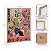 Kate & Laurel All Things Decor 16"x20" Gallery Whimsical Houseplants and a Black Kitty Cat Print by The Creative Bunch Studio Gold - 3 of 4
