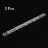 Unique Bargains Acrylic Embossed Non-Stick Round Head Baking Rolling Pins 2 Pcs - 3 of 3