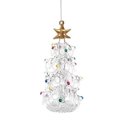 Gallerie II Spun Glass Christmas Tree Glass Holiday Christmas Xmas Ornament