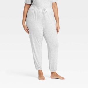 Women's Cooling Jersey Jogger Pajama Pants - Auden™ - 1 of 3