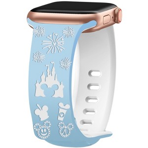 HTUTWOO Cartoon Embossed Band Compatible with Apple Watch Bands 40mm 38mm 44mm 45mm 41mm 42mm 49mm,for iWatch Series 10 9 8 7 6 5 4 3 2 1 Ultra - 1 of 4