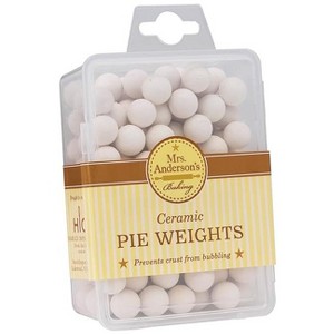 Harold Imports Mrs. Anderson's Reusable Ceramic Pie Weights Perfect Crusts No Bubbling - 1 of 4