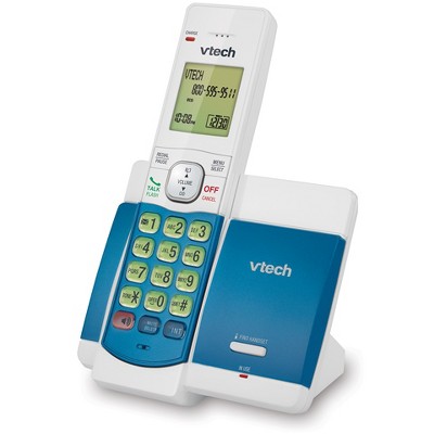 VTech DECT 6.0 Expandable Cordless Phone w/ Handset - Blue (CS5119-15)