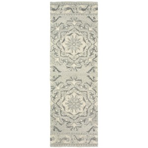 Oriental Weavers Craft 93001 Ash/ Ivory Indoor Area Rug - 2'6" x 8' - 1 of 3