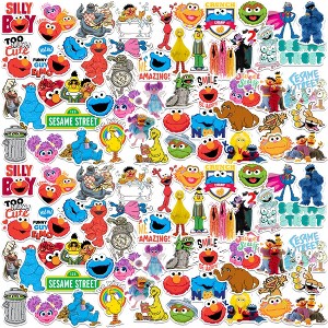 Sesame Street Variety Vinyl Large Deluxe Stickers Variety Pack - 1 of 4