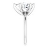 Pompeii3 2Ct Pear Moissanite Solitaire Engagement Ring 14k White Yellow or Rose Gold - 2 of 4