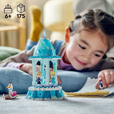 LEGO Disney Frozen Anna and Elsa&#39;s Magical Carousel Building Toy Set 43218_5