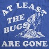 Mens Funny T Shirts At Least The Bugs Are Gone Sarcastic Winter Graphic Novelty Tee For Men - Crazy Dog Men's T Shirt - 2 of 4