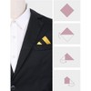 Elerevyo Men's Stripe Twill Textured Pocket Handkerchief - 3 of 4