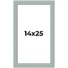 PosterPalooza | Refined Blue Picture Frame - UV Acrylic, Foam Board Backing, Hanging Hardware - 2 of 4