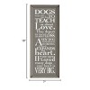 Slickblue Pet Loss Wall Decor – Sentimental Dog Quote Wood Sign – Rustic Home Accent for Dog Owners 7x18, Color Options - 3 of 3