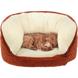 High-Side Washable Calming Pet Bed (27¡Á21¡Á14 Inches),for Puppies and Kittens with Anti-Slip Fabric - 1 of 4