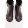 Moriah - Burgundy Buckle Elastic Block Heel Boot (Women) | Prologue Shoes - 2 of 4