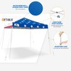 EAGLE PEAK Slant Leg Pop-up Canopy Tent Easy One Person Setup Instant Outdoor Beach Canopy Folding Portable Sports Shelter - 4 of 4