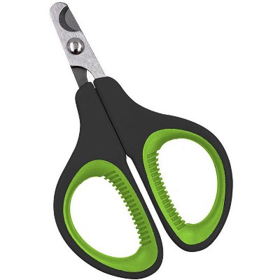 Pet Life Mini Razor Grooming Pet Nail Clipper for Small Breeds Puppies and Cats, Green