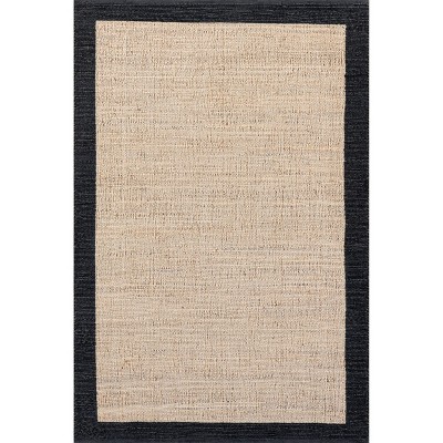 Nuloom Bronwyn Bordered 5x8 Jute Indoor Area Rug For Dining Room Rug ...