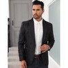 Men's Dress Party Floral Suit Jacket Notched Lapel Slim Fit Two Button Stylish Blazer - 3 of 4