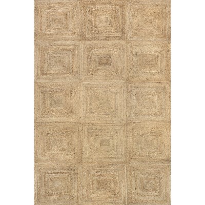 Nuloom Sunita Casual Geometric Jute Indoor Area Rug : Target