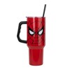 Silver Buffalo Marvel Spider-Man Face 40-Ounce Stainless Steel Tumbler With Handle - 2 of 4