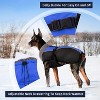 Extra Warm Dog Coat Soft Reflective Adjustable Winter Jacket with Buckle Fleece Turtleneck for Cold Weather - 3 of 4