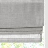 Vynxaria 34"Wx64"L Linen Blend Light Filtering Cordless Roman Shade,Gray(Only 1 PC) - 3 of 4