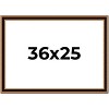 PosterPalooza | Weathered Gold Picture Frame - UV Acrylic, Backing Board, Hanging Hardware Included - 2 of 4