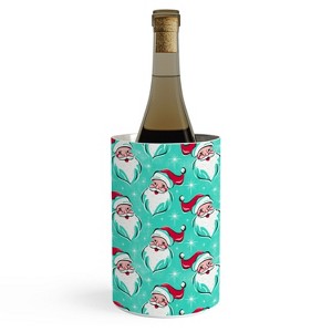 Heather Dutton Tis The Season Multi Pattern Aqua Wine Chiller - Deny Designs - 1 of 2