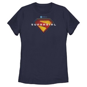 Womens Supergirl Official Shield Logo T Shirt - 1 of 4
