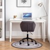 NicBex Home Office Chair with Adjustable Height Modern Rotatable Velvet Criss Cross Chair with 5 Wheels for Office, Study, Bedroom - 2 of 4