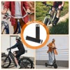Unique Bargains Non-Slip Mushroom Double Lock-on Bike Handlebar Grips 5.12" 2 Pairs with Hex Wrench - 4 of 4