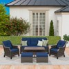 UPTIOT 6-Piece Outdoor Patio Conversation Set - 2 of 4