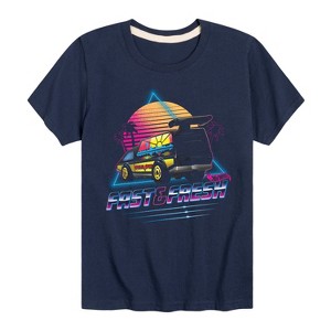 Boys' - Hot Wheels - Fast and Fresh Neon Beach Short Sleeve Graphic T-Shirt - 1 of 4