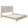 KIGFTSOD Platform Bed Frame with Headboard,Tall Headboard Natural Wood Bed ,No Box Spring Needed - 4 of 4